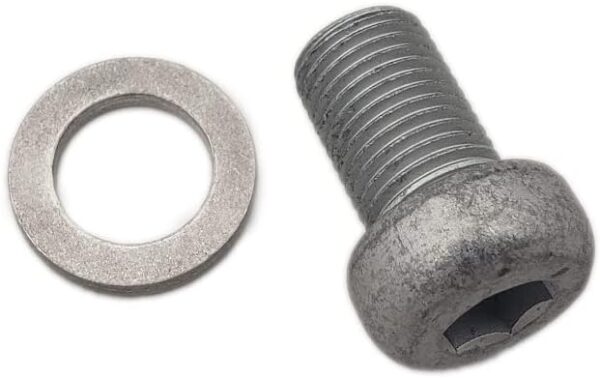 Suzuki OEM Drain Plug 09248-12009 With Drain Plug Gasket 09168-12012 For Suzuki DF90/DF115/DF115A/DF140/DF140A Outboard Motors