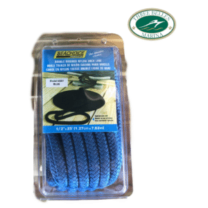 Seachoice Double Braided Nylon Dock Line (Blue)
